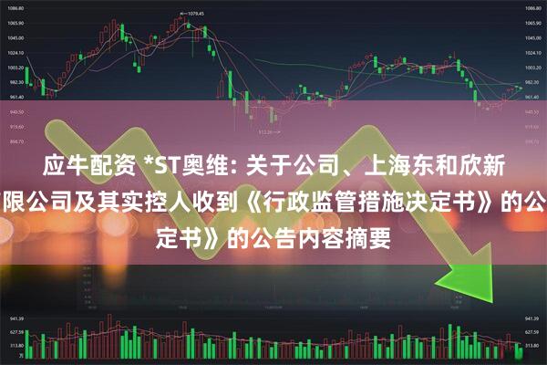 应牛配资 *ST奥维: 关于公司、上海东和欣新材料集团有限公司及其实控人收到《行政监管措施决定书》的公告内容摘要